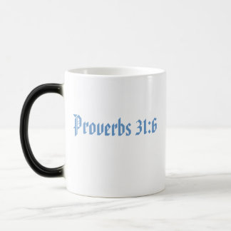 Kaffemugg som presenterar Proverbs31:6 "stark