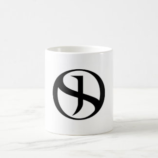 Kaffemugg - svart handtag
