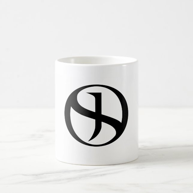 Kaffemugg - svart handtag (Center)