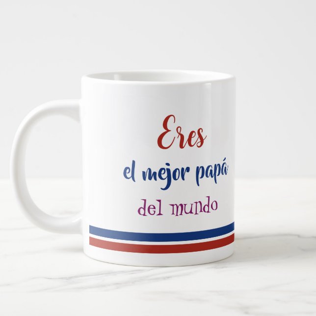 Kaffemugg till fars dag jumbo mugg (Vänster)