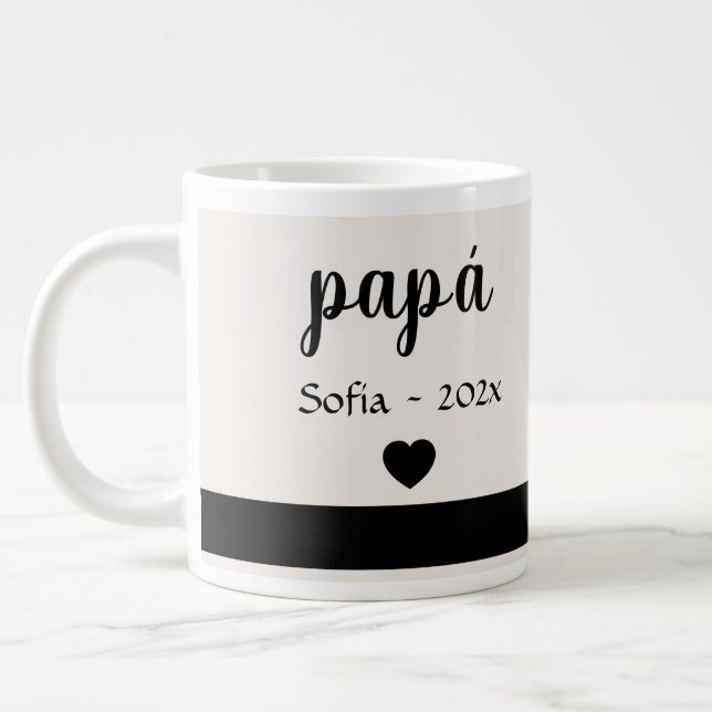 Kaffemugg till fars dag jumbo mugg (Vänster)