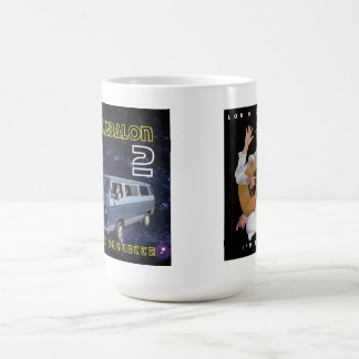 Kaffemugg w "mig förmiddagBaba Lon" och "Baba Lon