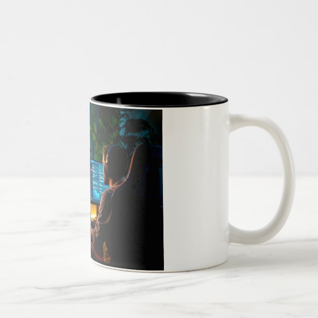 Kaffemuggar för programmerare. (Höger)
