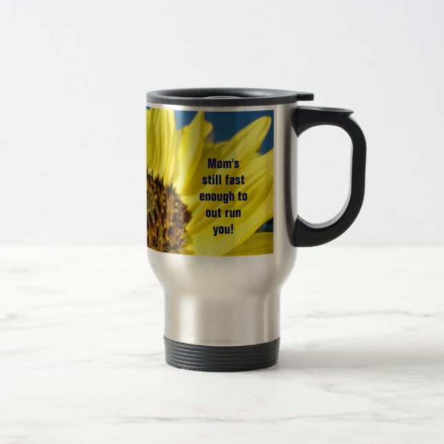 Kaffemuggar Mamma är fortfarande snabb nog att spr (Höger)
