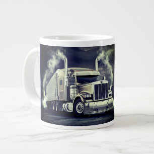 Kaffemugge för den proffsiga lastbilsföraren jumbo mugg