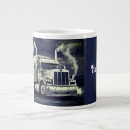 Kaffemugge för den proffsiga lastbilsföraren jumbo mugg