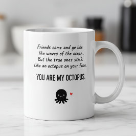 Kaffemugge för vänner - rolig present till bästa v Två-Tonad mugg