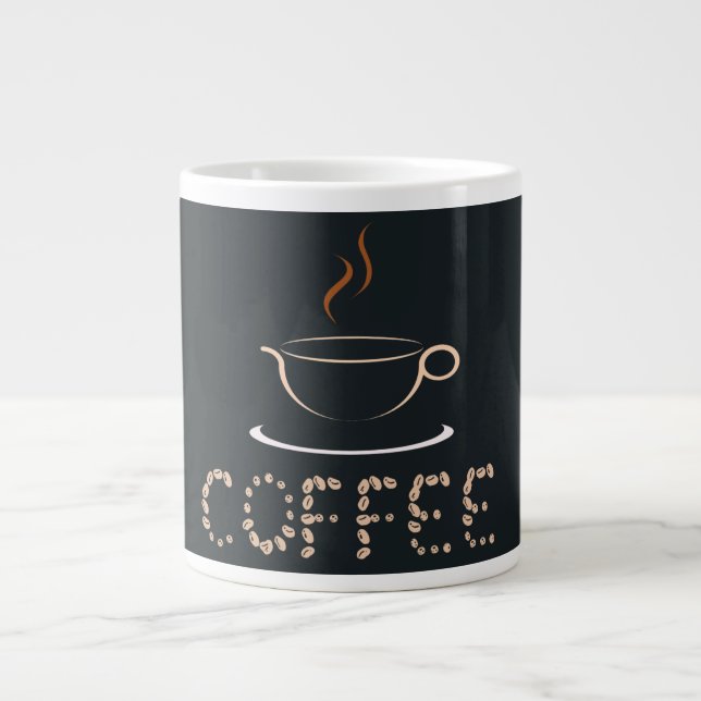 Kaffemugge för varje dag jumbo mugg (Framsidan)