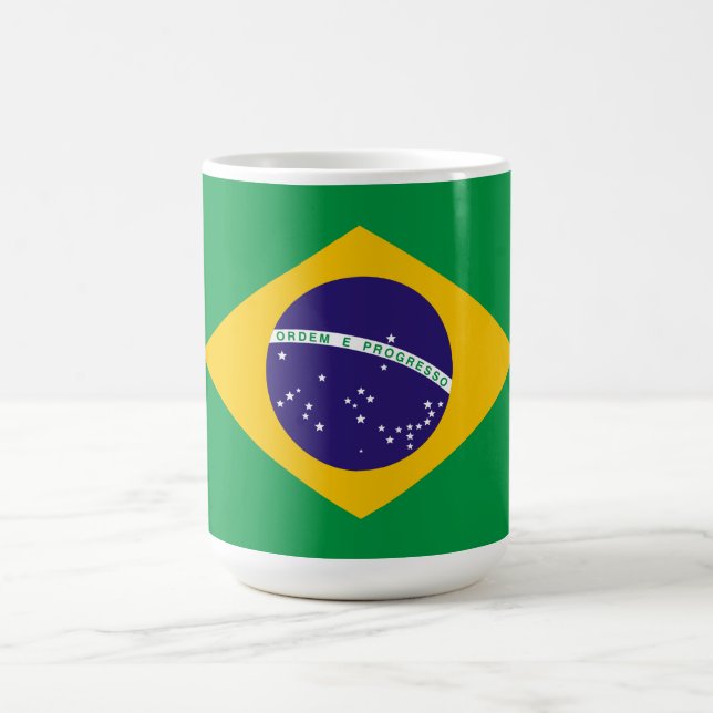 Kaffemugge med Brasiliens flagga Kaffemugg (Center)