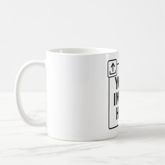 Kaffemugge med foto kaffemugg (Vänster)