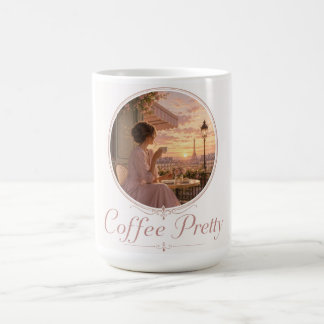 Kaffemugge med kaffe snyggt logo - Paris tema Kaffemugg