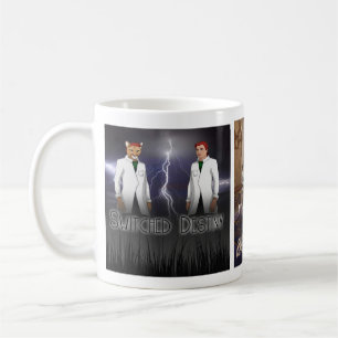 Kaffemugge med omslaget till Switched Destinies 3- Kaffemugg
