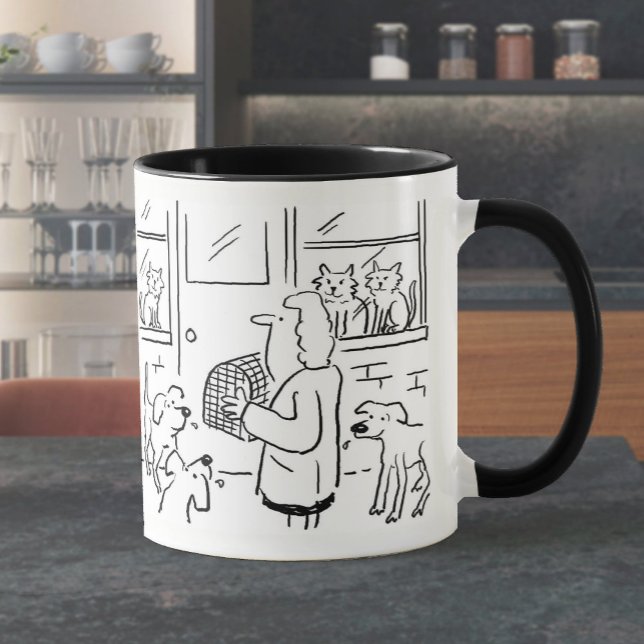 Kaffemugge med veterinärillustration mugg (Skapare uppladdad)