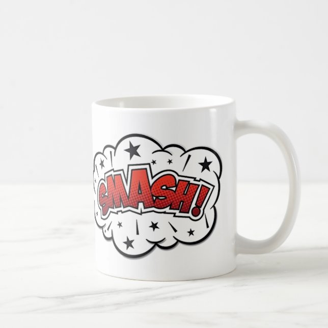 Kaffemugge - Pop Art Smash Kaffemugg (Höger)