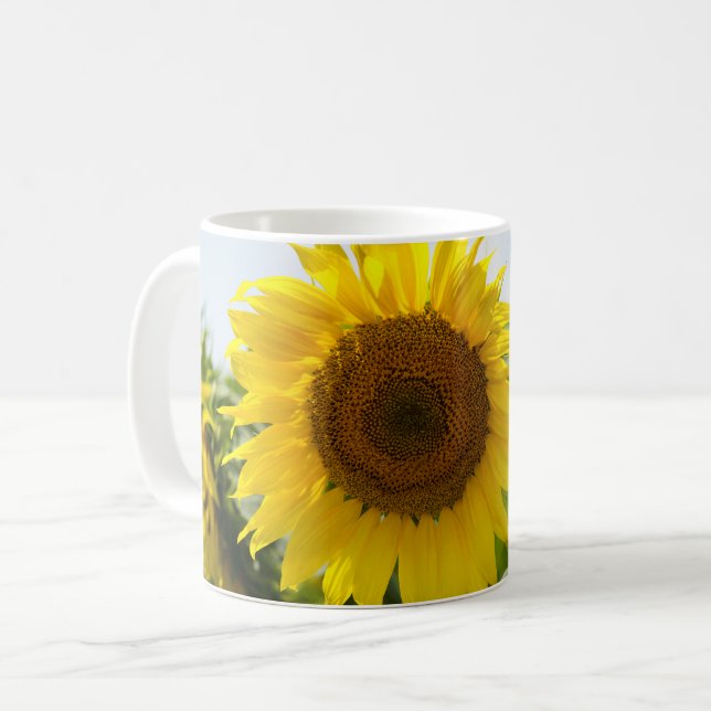 Kaffemugge - Vacker solfältsfält Kaffemugg (Framsida vänster)