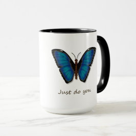 Kaffemuggen Blå Fjäril Mugg