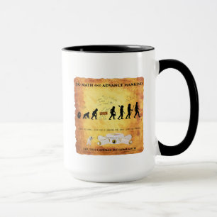 Kaffemuggen denna smart grottman gör Math Mugg