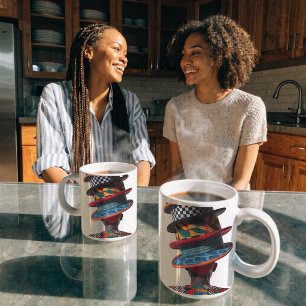 Kaffemuggen firar kvinnliga quiltare kaffemugg