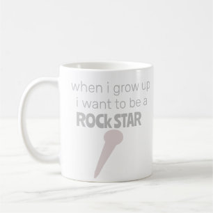 Kaffemuggen Framtidens Rockstjärna Kaffemugg