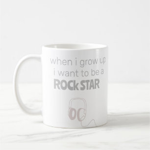 Kaffemuggen Framtidens Rockstjärna Kaffemugg