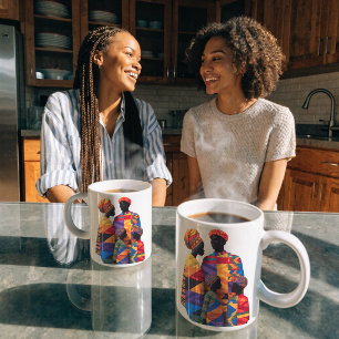 Kaffemuggen Kvinnliga Quilters Konst Kaffemugg