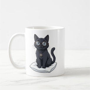 Kaffemuggen Lady Justice Svart Katt Advokat Kaffemugg
