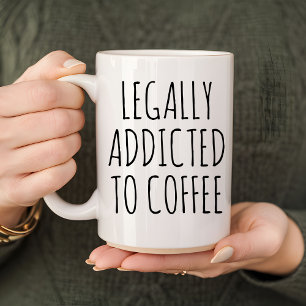 Kaffemuggen "Legal Humor" för advokater och jurist Kaffemugg
