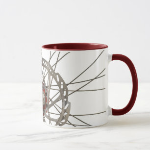 Kaffemuggen med cykelbaksida rullar mugg
