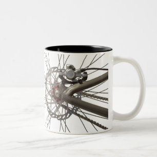 Kaffemuggen med cykelbaksida rullar Två-Tonad mugg