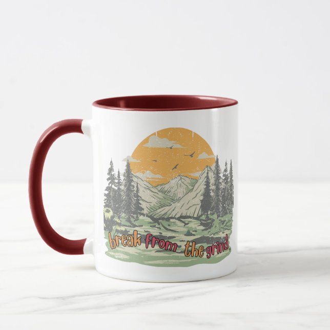 Kaffemuggen Mountains Mugg (Vänster)