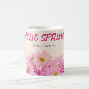 Kaffemuggen Rosa Tusenskönor Hej Vår Kaffemugg