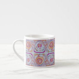 kaffemuggespresson tappar av havhavspastell espressomugg