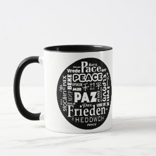 Kaffemuggfred i åtskilliga språk mugg