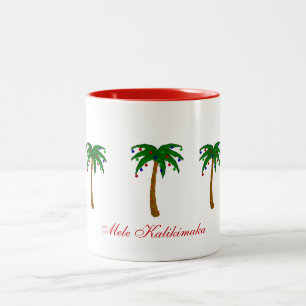Kaffemugggod jul/Mele Kalikimaka Två-Tonad Mugg