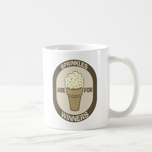 Kaffemugghumorn, stänk är för vinnarear kaffemugg (Höger)