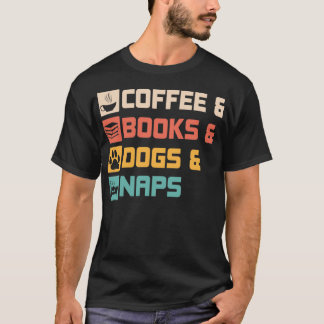 Kaffemugn Bokar och Hundar klämma på djur C T Shirt