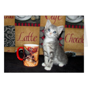 Kaffen Tea, eller jamar Hälsningskort