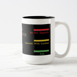 Kaffenivåmätare, svart kaffe Mugg