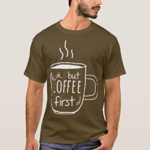 kaffeoffert kärlek-gåva mamma kaffe första designg t shirt