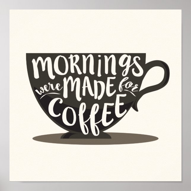 Kaffeoffertutskrift har förberetts poster (Framsidan)