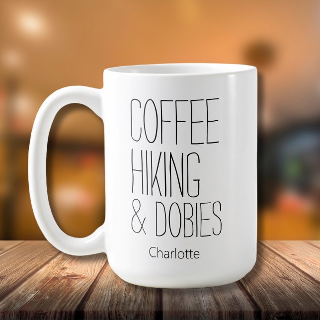 Kaffeökning och dobies Lägg till Namn Kaffemugg (Skapare uppladdad)