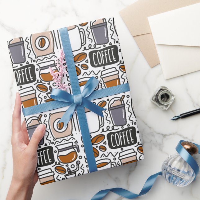 Kaffepappersinslag, Espresso presentinslag Presentpapper (Gifting)