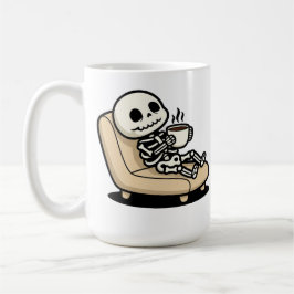 Kaffepaus – Dödgrävaren Mörk Humor Kaffe Kaffemugg