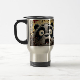 Kaffepåverkad Panda Resemugg
