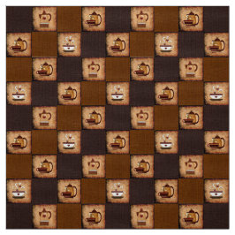 Kaffepot & Kopp Rustic Fabric Tyg