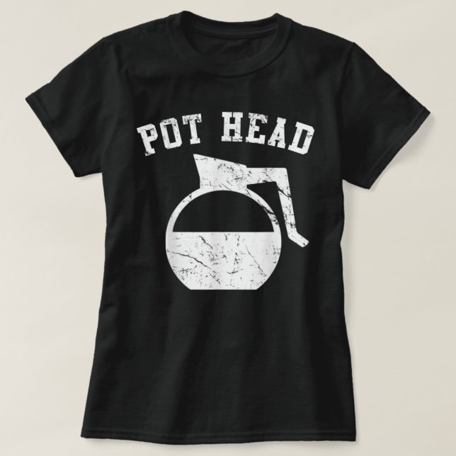 Kaffepthuvud T Shirt (Design framsida)