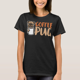 Kaffepug Hund är Kärlek, jag Kärlek min Pug Baby, T Shirt