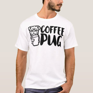 Kaffepug Hund är Kärlek, jag Kärlek min Pug Baby, T Shirt