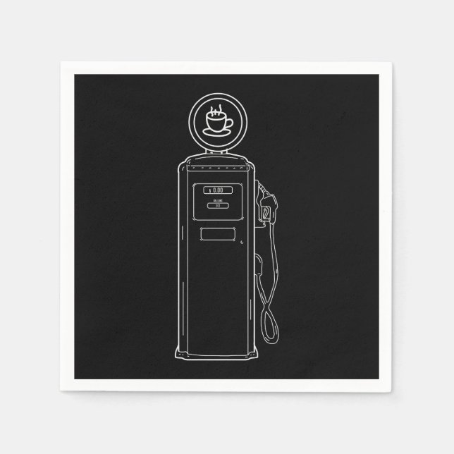 Kaffepump Pappersservett (Framsidan)