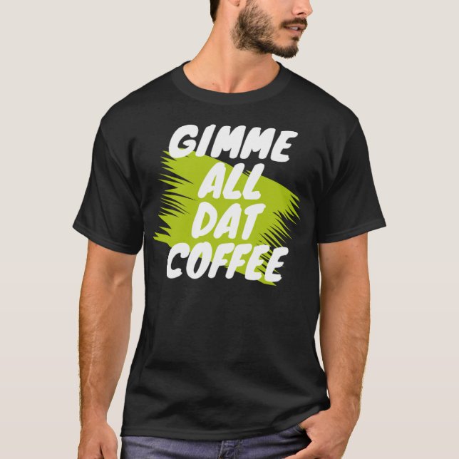 kaffepunkie humor t shirt (Framsida)